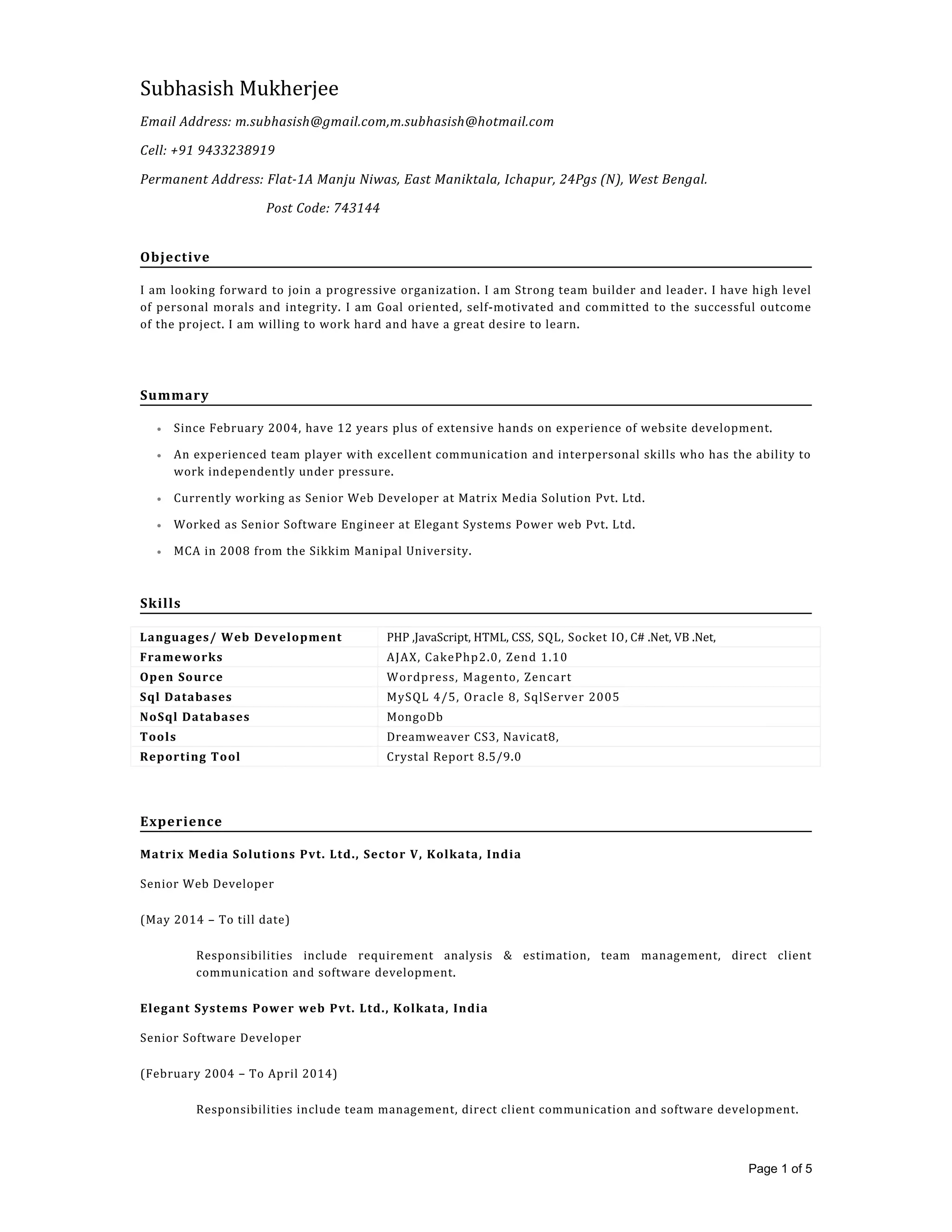 Subhasish Subhasish Mukherjee | DOC