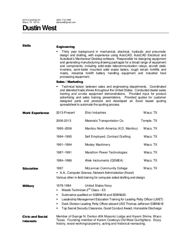 thomas jefferson resume