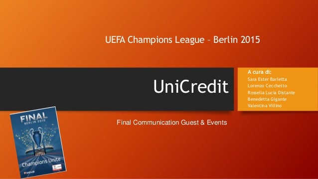 Presentatione Unicredit Finale Ita