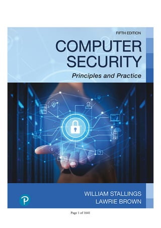 Computer Security Principles and Practice 5th edition | PDF