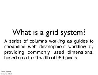 960 Grid System  A handson introduction