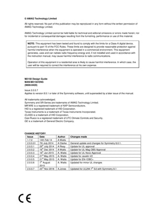 9600 0420 m2150 design guide issue 2.0.0.7 | PDF
