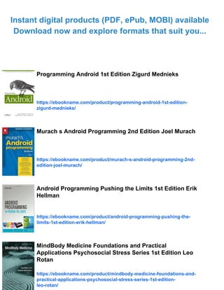 Blake Nakamura Masumi Programming Android 2nd Edition Mednieks Zigurd | PDF