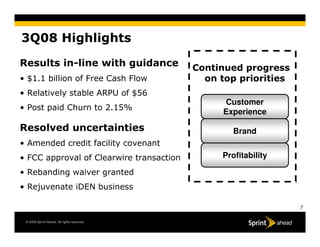 Sprint 2008 Q4 earnings 