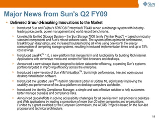Sun microsystems Q2 2009 earnings releases