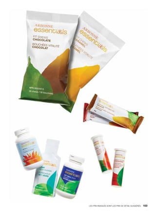 LES PRIX INDIQUÉS SONT LES PRIX DE DÉTAIL SUGGÉRÉS.   103
 