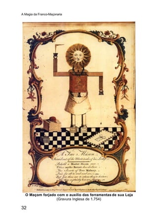 A Magia da Franco-Maçonaria




  O Maçom forjado com o auxílio das ferramentas de sua Loja
                 (Gravura Inglesa de 1.754)

32
 