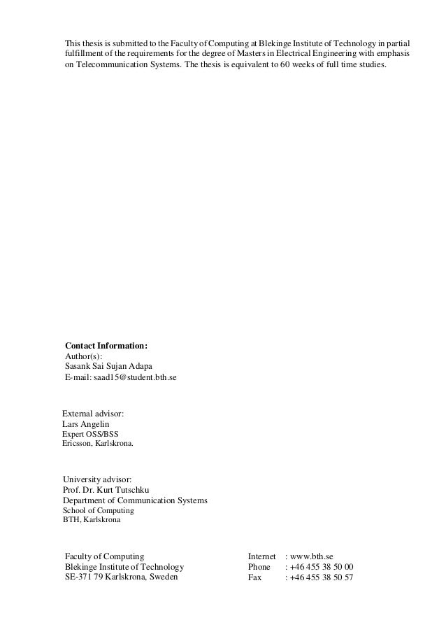Master thesis expert system