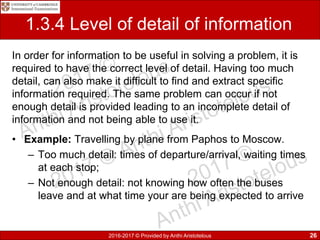 9626 GCE AS Information Technology Chapter 1 | PDF