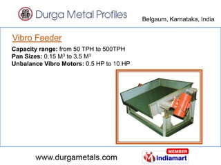 Spiral Classifier by Durga Metal Profiles, Belgaum, Belgaum 