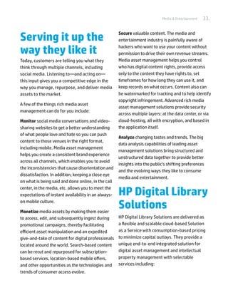 Why HP?In a world that is mobile, connected, interactive, and immediate, consumers increasingly
demand seamless and secure...