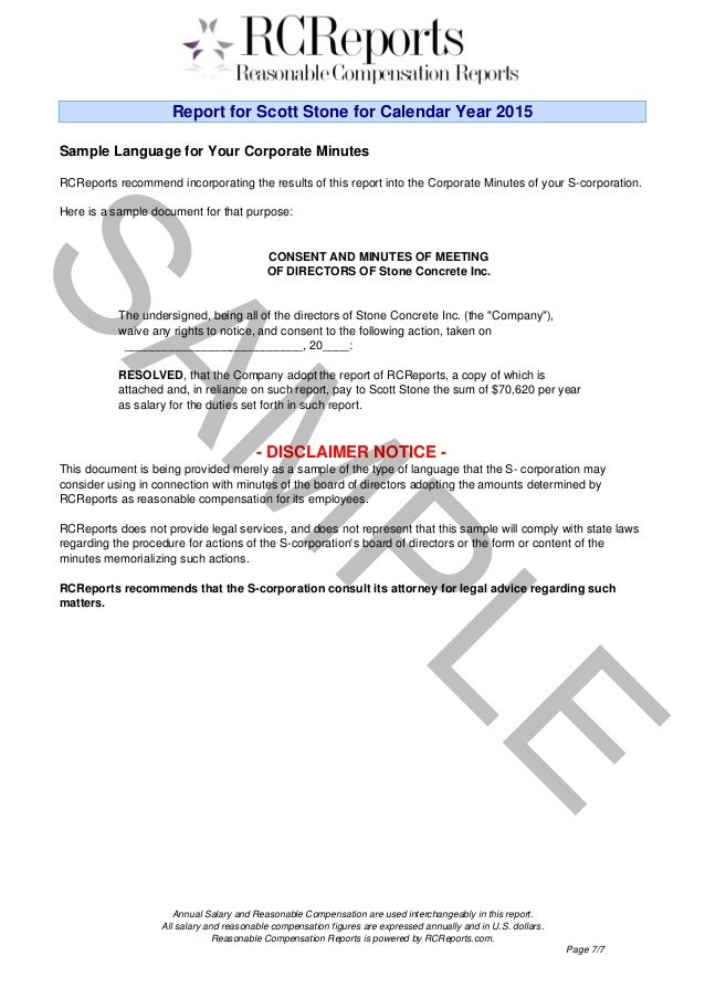 s corporation minutes template free