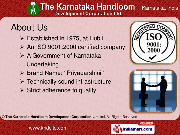 The Karnataka Handloom Development Corporation Limited Karnataka India