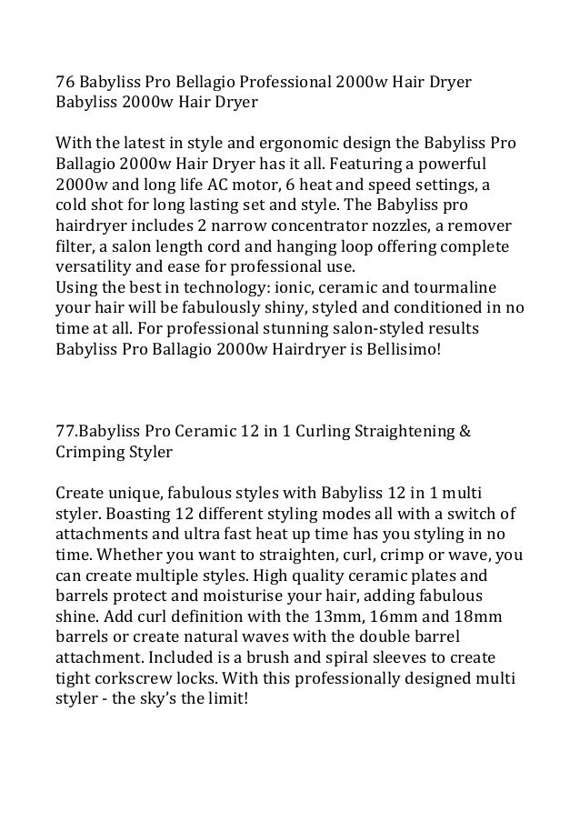babyliss pro ceramic 12 in 1 styler