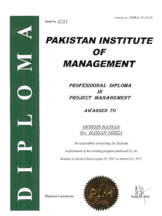 Project management Diploma