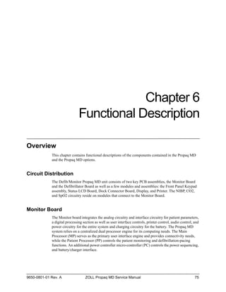 Chapter 6
Functional Description
Overview
This chapter contains functional descriptions of the components contained in the...