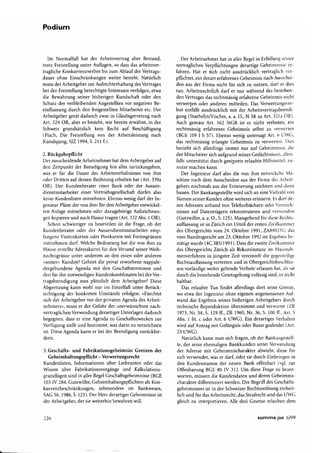 1999 Grenzen der Treuepflicht