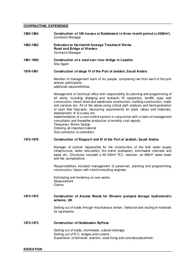 How to write a cv as an undergraduate picture