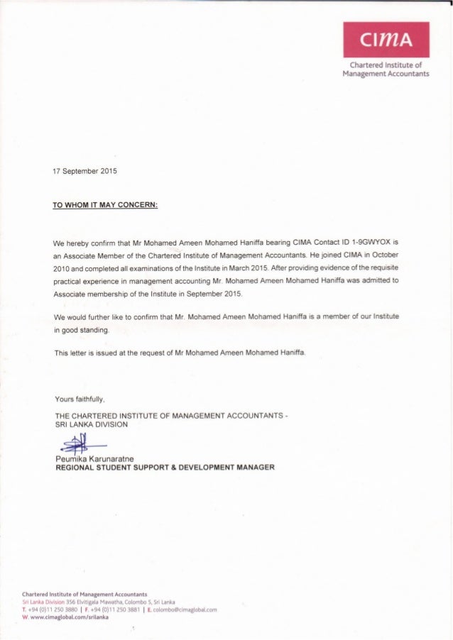 04. CIMA Letter of good standing