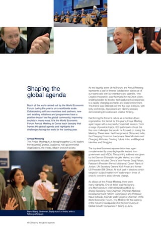 world economic forum Annual Report2006 | PDF
