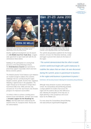 world economic forum Annual Report 2002/2003 | PDF