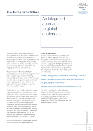 world economic forum Annual Report 2002/2003 | PDF