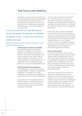 world economic forum Annual Report 2002/2003 | PDF