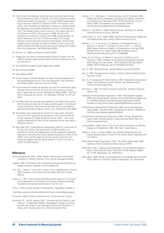 Global Gender Gap Report 2006