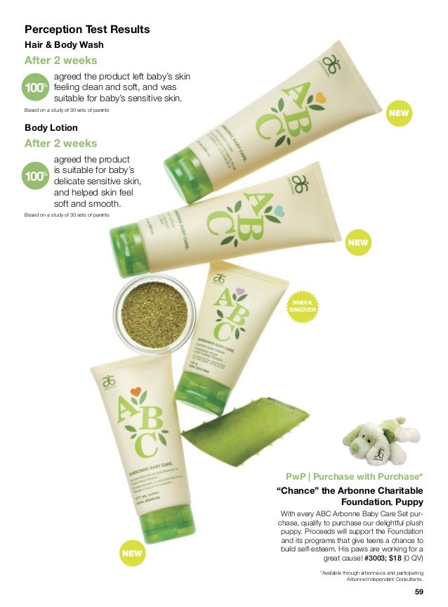 arbonne baby lotion