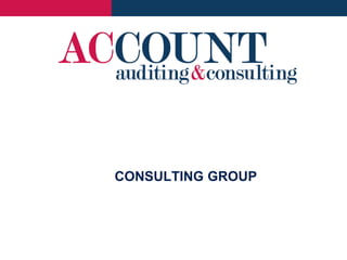 CONSULTING GROUP
 