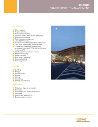 Driver Group Europe Brochure | PDF