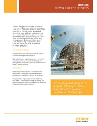 Driver Group Europe Brochure | PDF