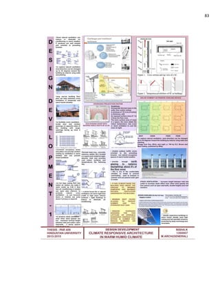 Thesis - Climate responsive Architecture for Warm Humid Climates | PDF