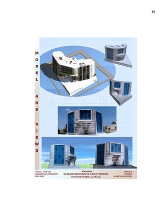 Thesis - Climate responsive Architecture for Warm Humid Climates | PDF