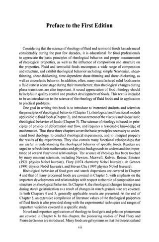 Rheology Of Fluid And Semisolid Foods Principles And Applications Food ...