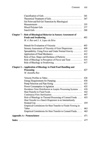 Rheology Of Fluid And Semisolid Foods Principles And Applications Food ...
