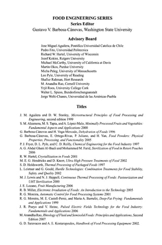 Rheology Of Fluid And Semisolid Foods Principles And Applications Food ...