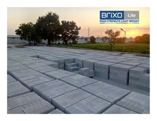AAC Blocks BRIXO BUILDING PRODUCTS | PDF