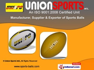 Manufacturer, Supplier & Exporter of Sports Balls
 