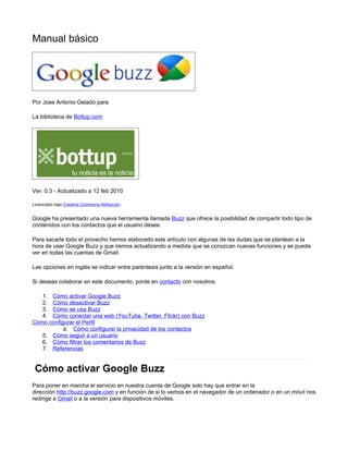 Manual básico de Google Buzz