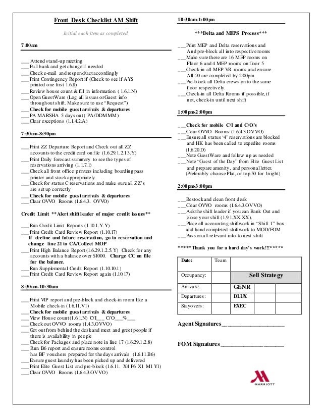 FD AM Checklist 070415 fd-am-checklist-070415
