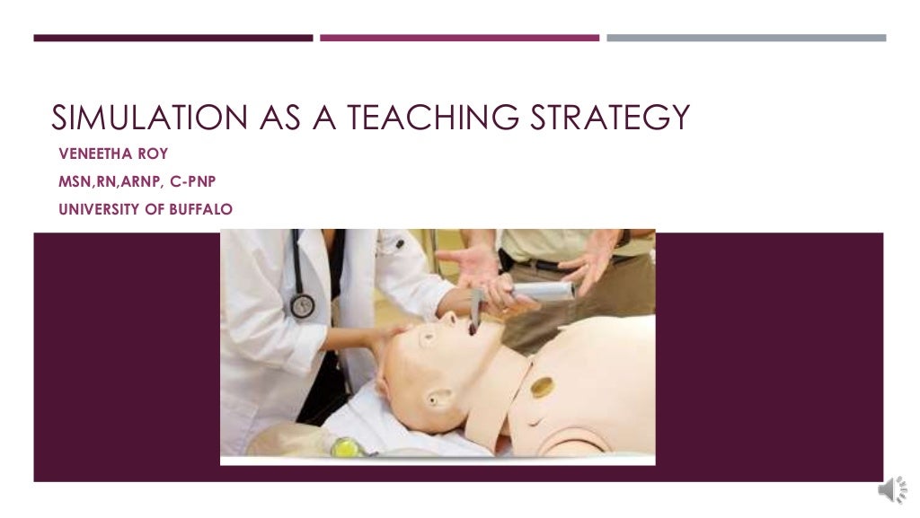 Simulation As A Teaching Strategy Simulation As A Teaching Strategy