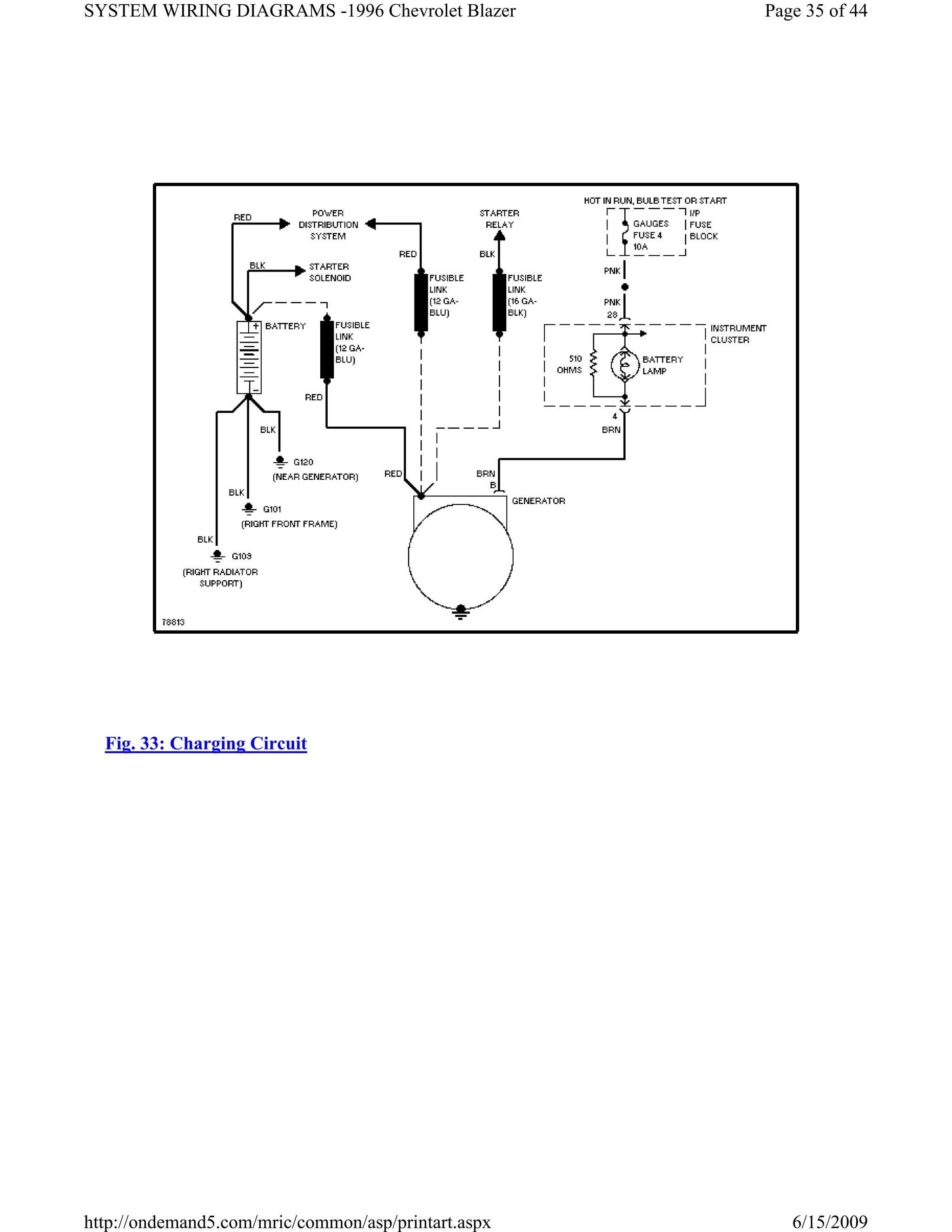 96 blazer all wiring diagrams PDF