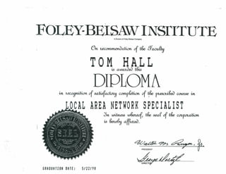 Foley-Belsaw LAN Specialist Diploma