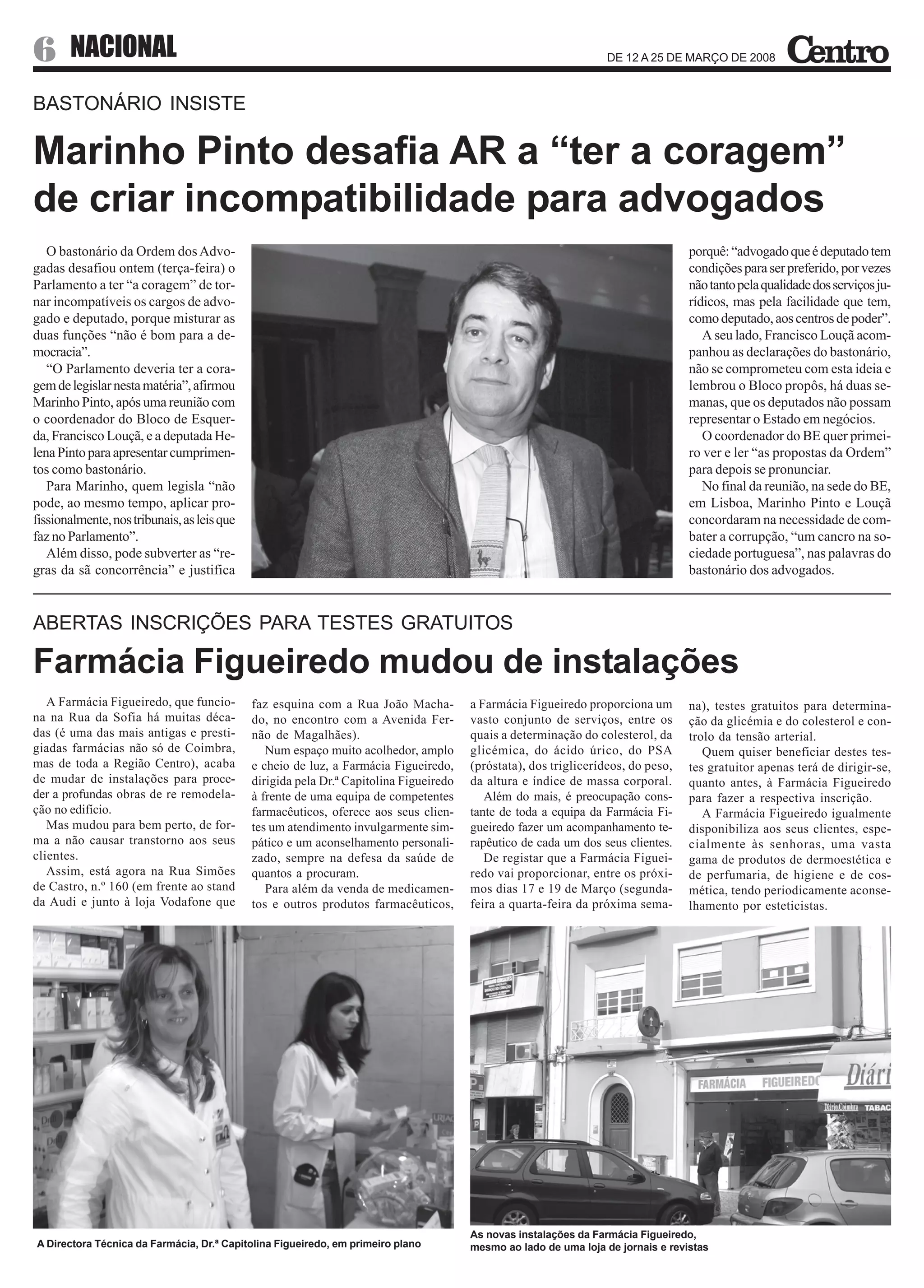 O Centro - n.º 46 – 12.03.2008