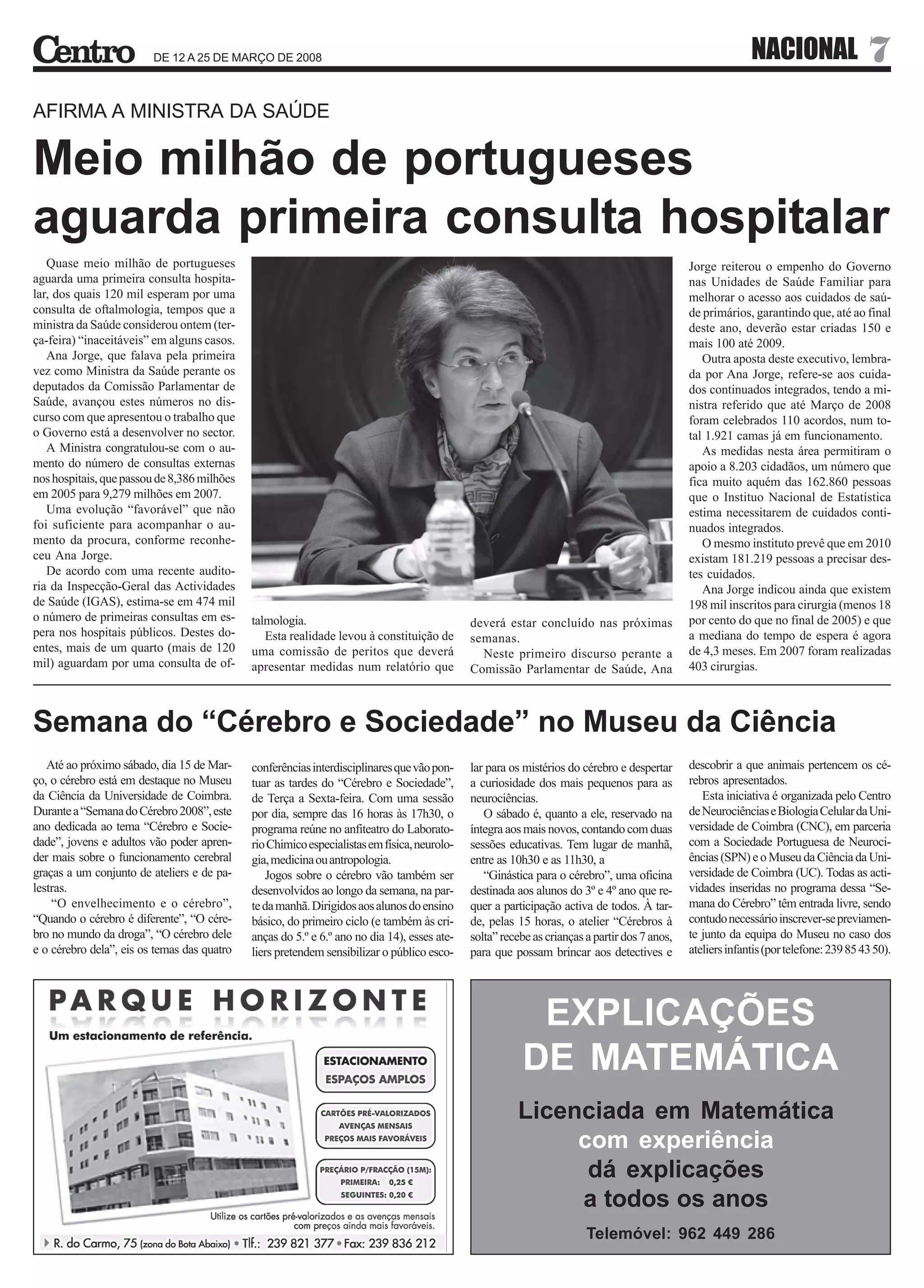 O Centro - n.º 46 – 12.03.2008