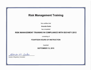 Risk ManagementAG
