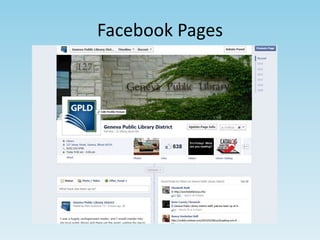 Facebook Pages 
 