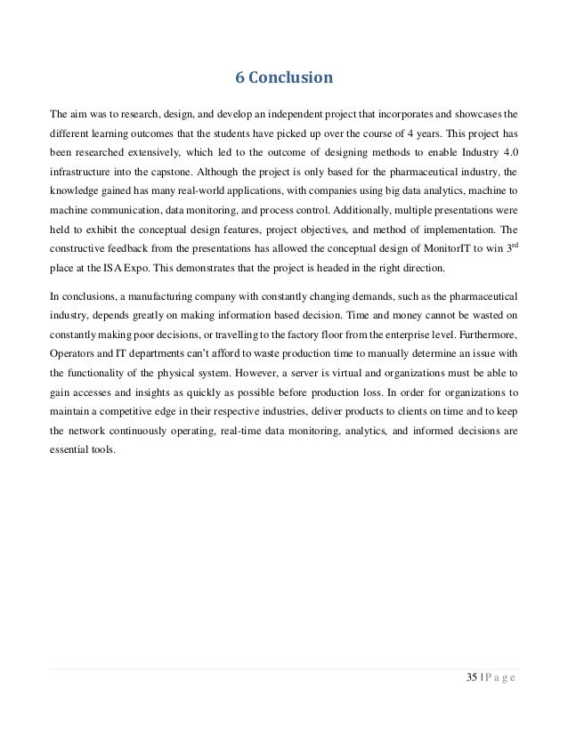 Business capstone project ideas picture