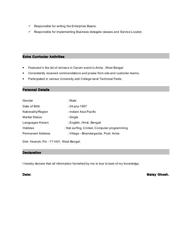 Resume Malay